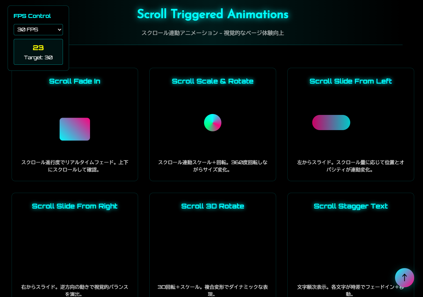 Scroll Animations